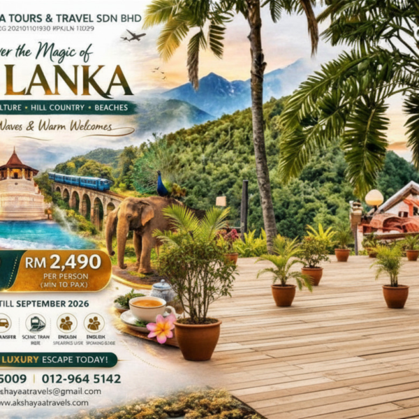 ✨ DISCOVER THE MAGIC OF SRI LANKA – 7 NIGHTS LUXURY ESCAPE ✨